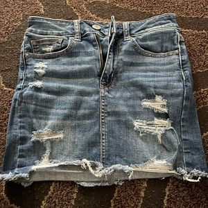 American Eagle Mini Jean Skirt 0